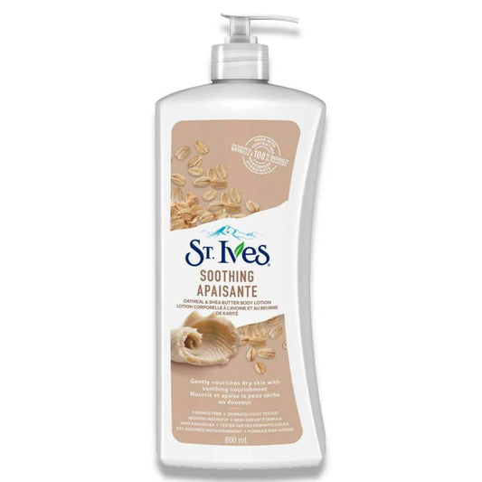 St. Ives - Body Lotion, Naturally Soothing Oatmeal & Shea Butter 