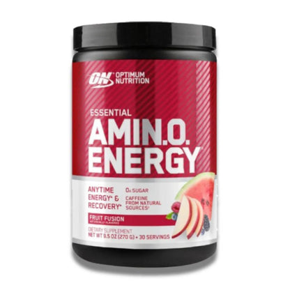 Optimum Nutrition - Amino Energy, Fruit Fusion 9.5 Oz 30 servings