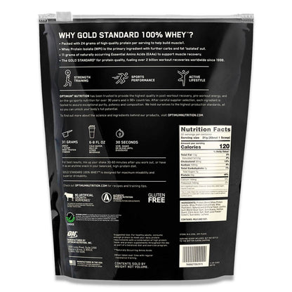 Optimum Nutrition - Gold Standard 100% Whey Protein, Strawberries & Cream - 1.5 Lb